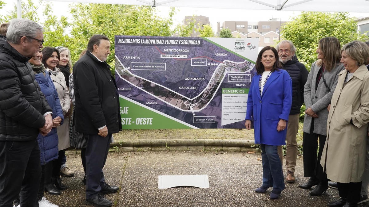 Beatriz Artolazabal construirá un nuevo vial para unir el Este y el Oeste de Vitoria-Gasteiz