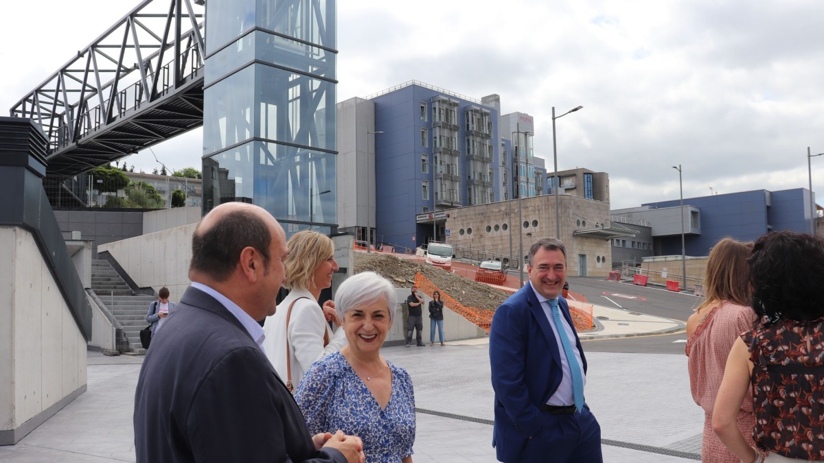 EAJ-PNVk finantzatzen lagundu duen Matia Fundazioaren proiektu berriaren inaugurazioan izan dira Andoni Ortuzar eta Aitor Esteban