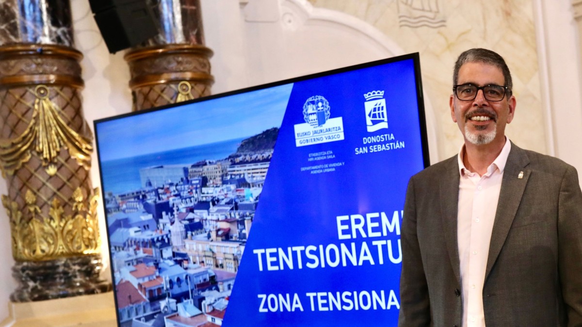 Donostia izango da bizitegi-merkatu tentsionatuko eremu izendatutako Euskadiko lehen hiriburua
