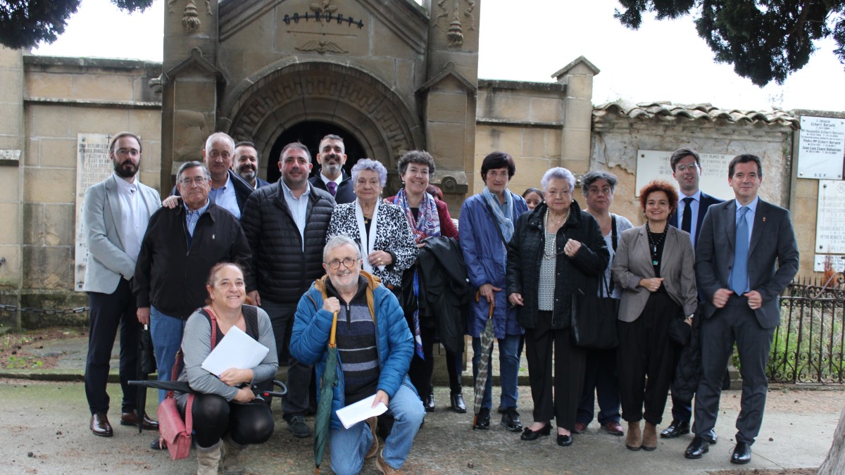 EAJ-PNV Nafarroa lamenta el fallecimiento de Mirentxu Agirre Aristizabal, símbolo de la dignidad de las víctimas del franquismo junto a su hermana Mikele