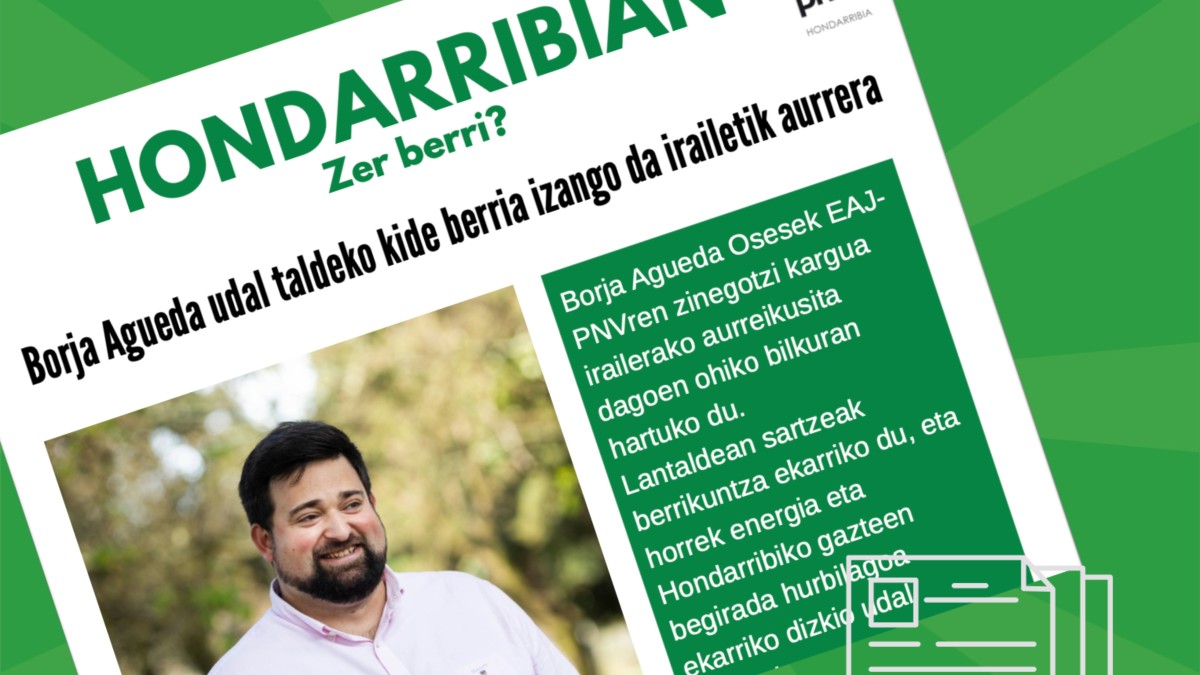 Hondarribian, zer berri udan?