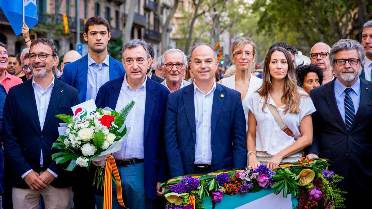 Aitor Esteban muestra el respeto de EAJ-PNV al pueblo catalán en la Diada y recuerda la unión de Euskadi y Catalunya en  Aitor Esteban muestra el respeto de EAJ-PNV al pueblo catalán en la Diada y recuerda la unión de Euskadi y Catalunya en