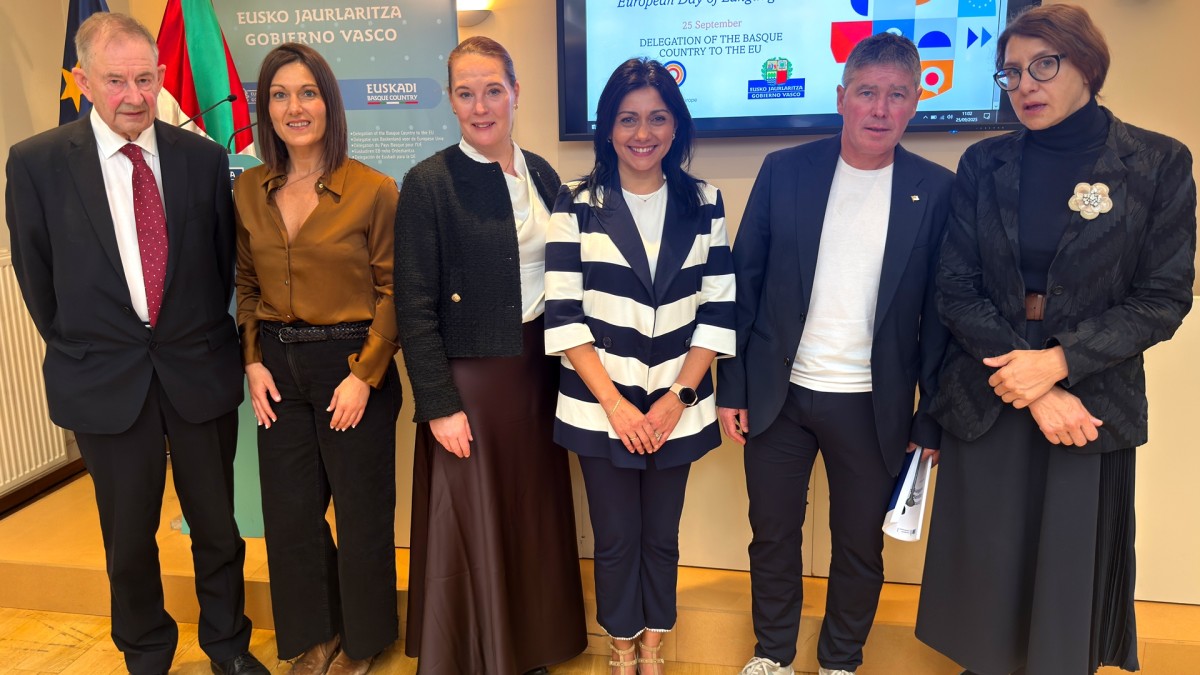 Agirregoitia reivindica la importancia de lograr la oficialidad del euskera con motivo del Día Europeo de las Lenguas