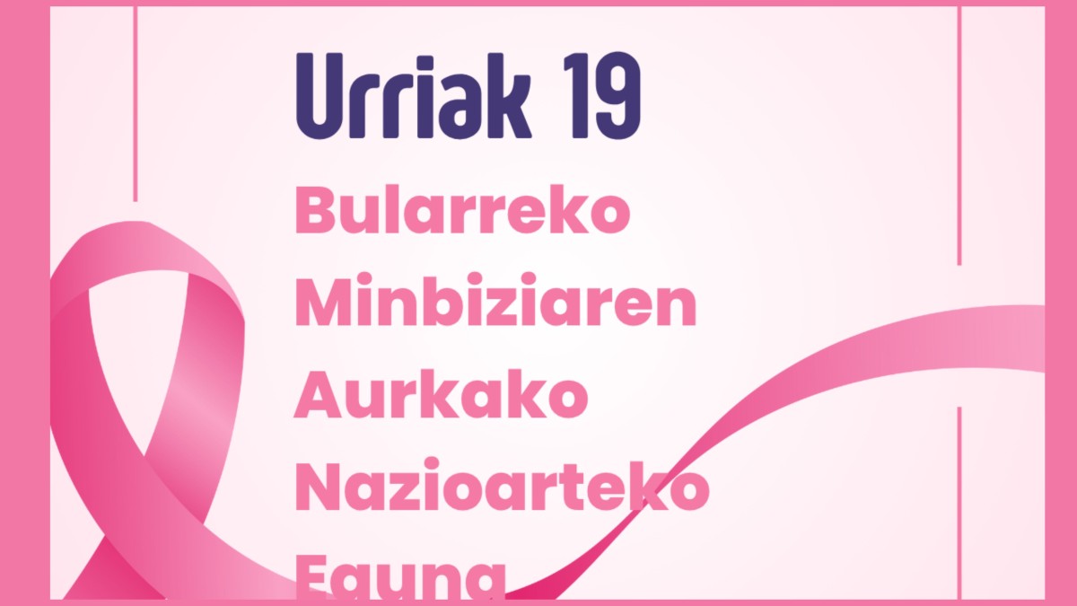 Hondarribiko EAJ-PNV udal taldearen jarrera Bularreko Minbiziaren Nazioarteko Egunaren aurrean