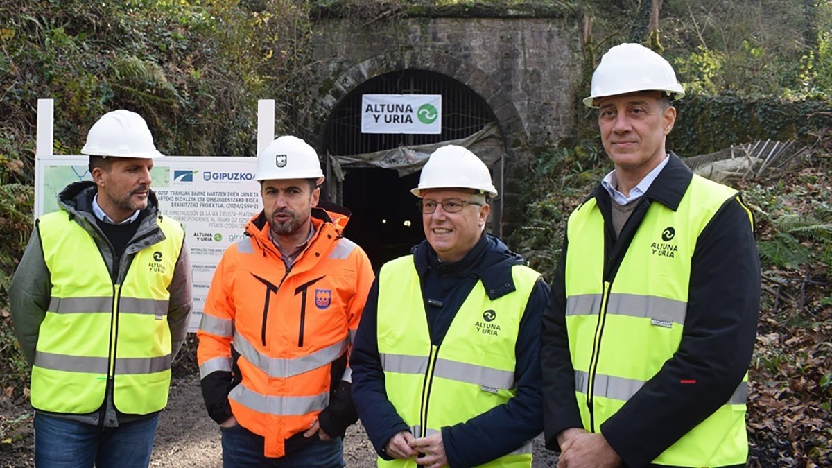 Comienzan las obras del nuevo bidegorri que unirá Urnieta y Lasarte-Oria