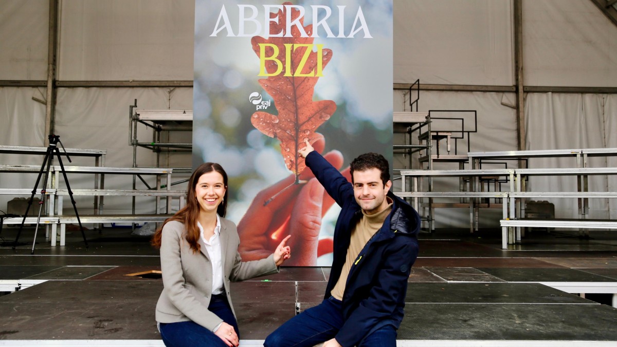 'Aberria bizi' es el lema escogido por EAJ-PNV para celebrar el Aberri Eguna el domingo 5 de abril en Bilbao