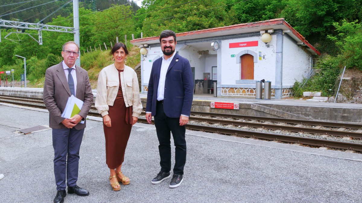 La redacción del proyecto de la nueva estación de tren de Legazpi finalizará en verano de 2027
