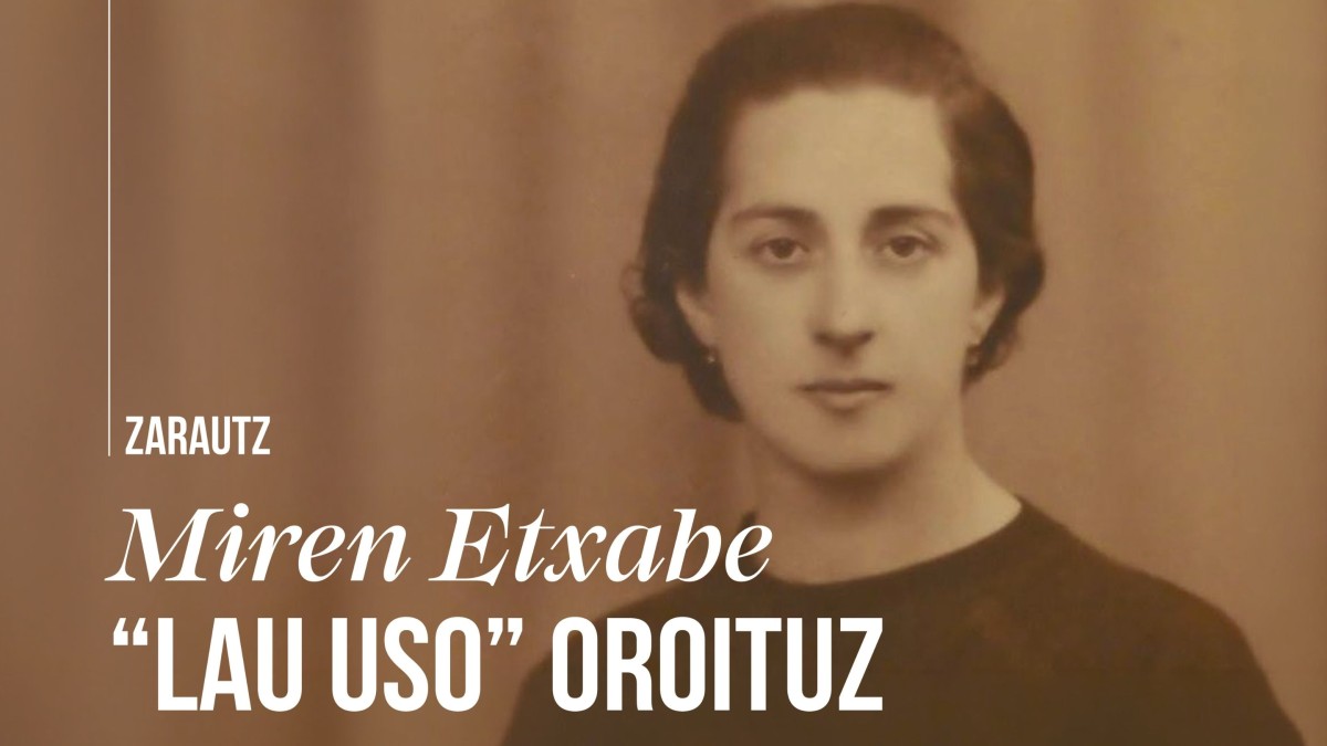 Zarauzko EAJ-PNVk Emakume Abertzale Batzako erreferente izan zen Miren Etxabe “Lau Uso” omentzeko hitzaldia antolatu du