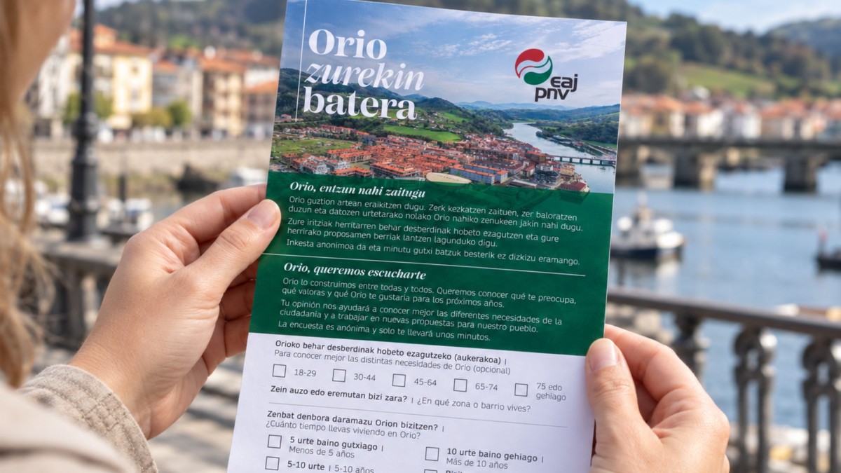 EAJ-PNV Orio abre un proceso de participación para escuchar las necesidades del municipio