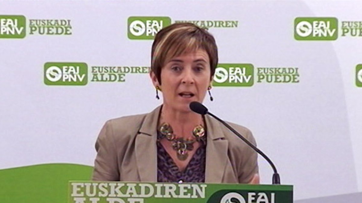 Acto en Irun: Arantxa Tapia