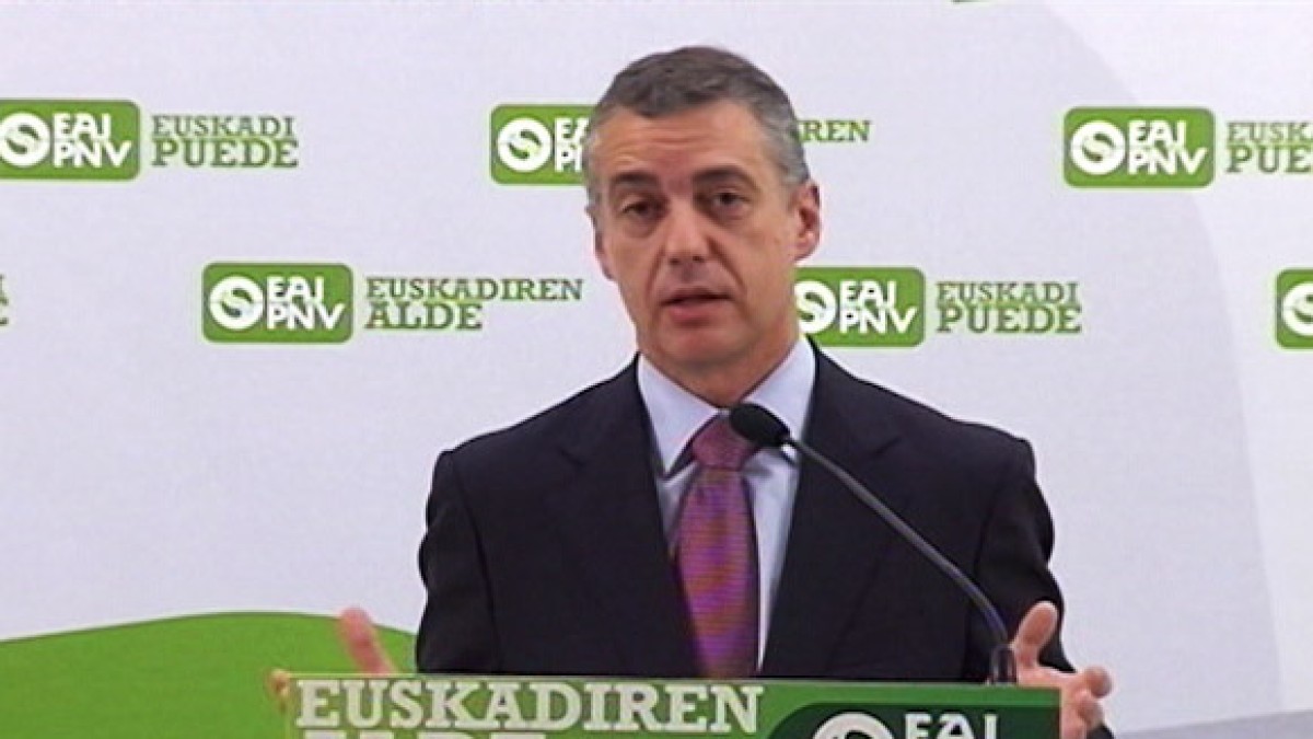 Ekitaldia Irunen: Iñigo Urkullu