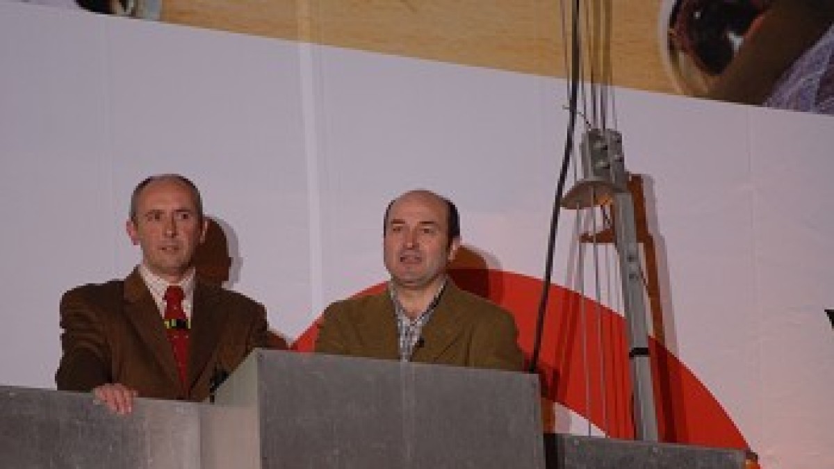 Ortuzar en el inicio de la campaña Ortuzar en el inicio de la campaña