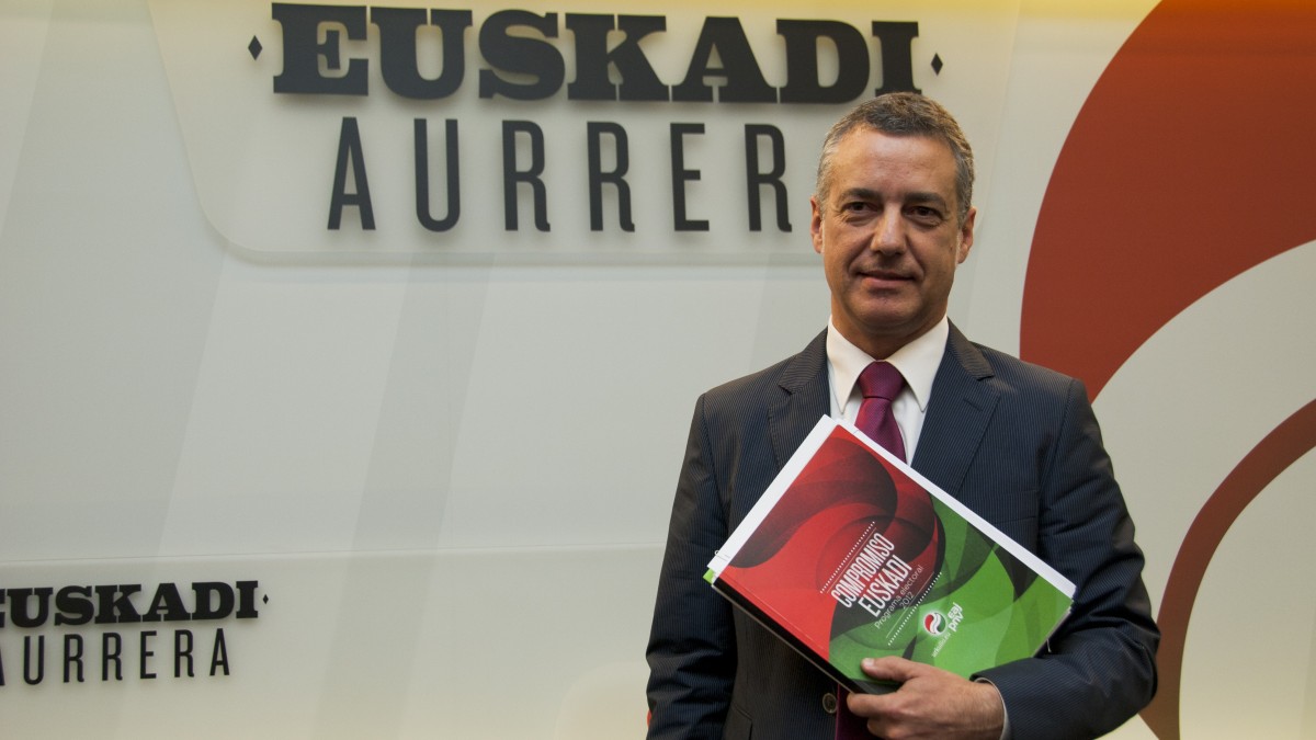 Hauteskunde programaren aurkezpena. Iñigo Urkullu