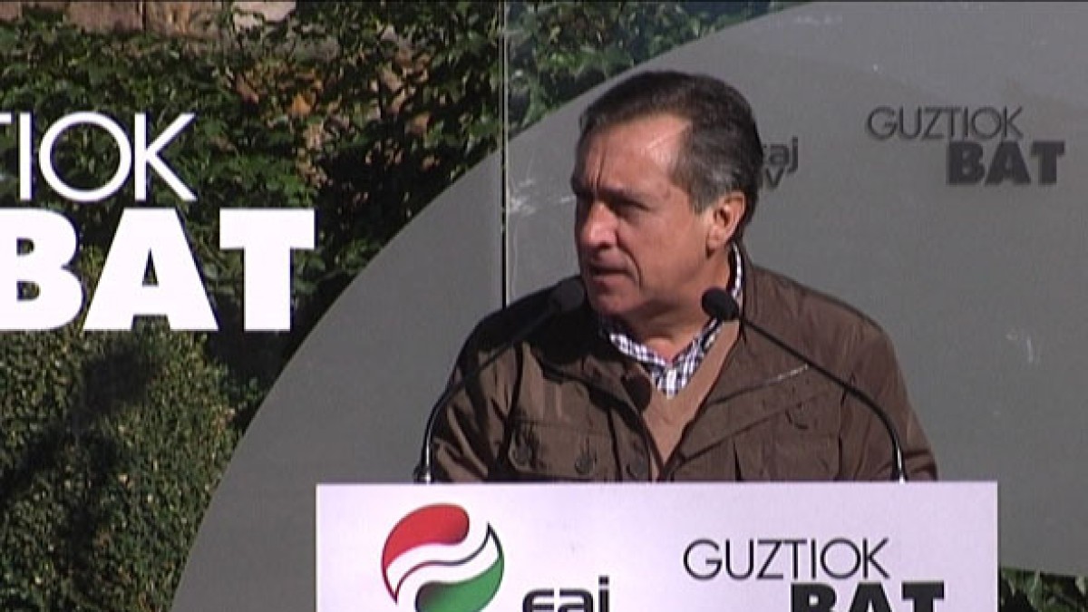 80 Aniversario del Batzoki de Asparrena  (Araia): Intervención de Xabier Agirre