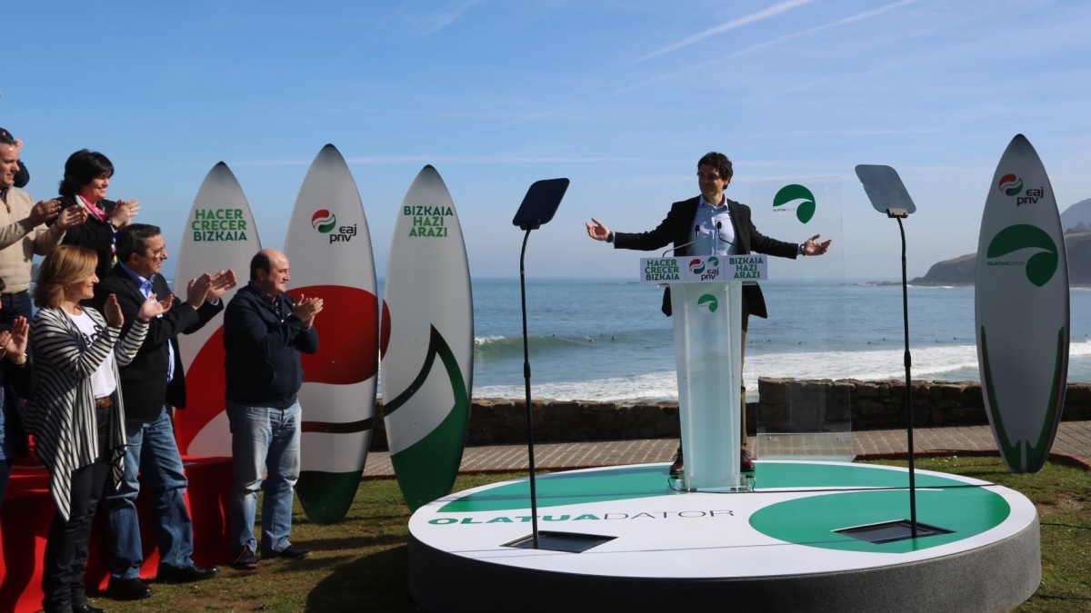 Unai Rementeria presenta la candidatura de EAJ-PNV a Juntas Generales como una ola de ilusión y cambio que va a hacer crecer Bizkaia