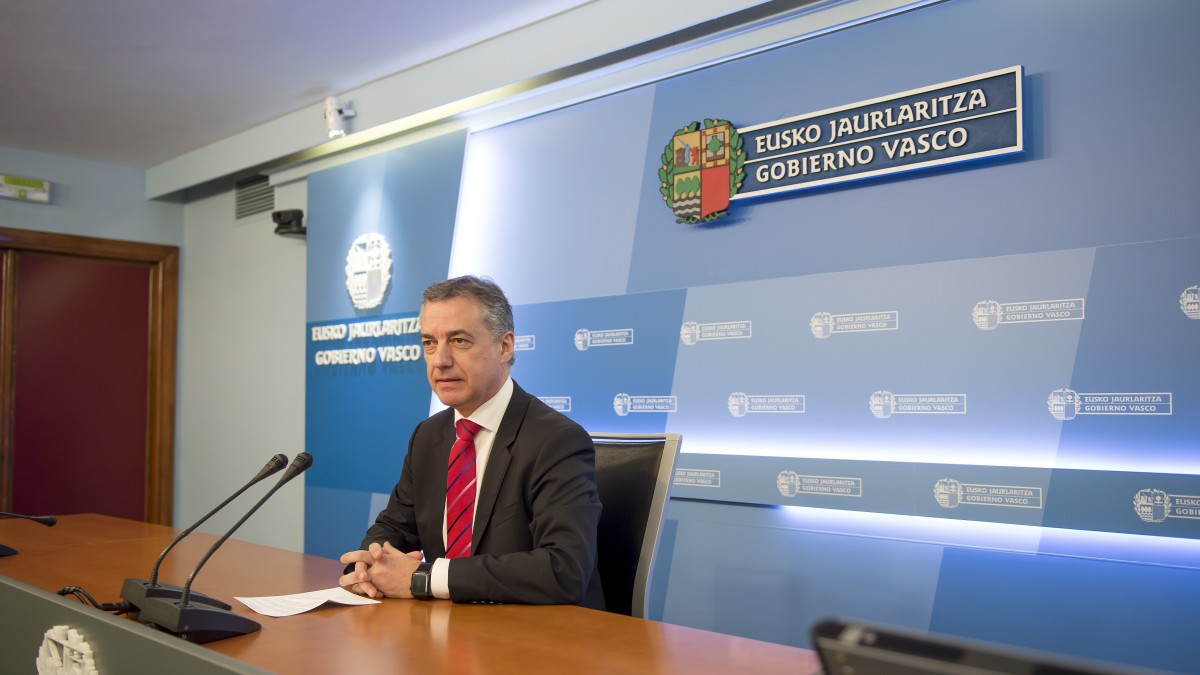 Declaración del Gobierno Vasco sobre el desarme de ETA