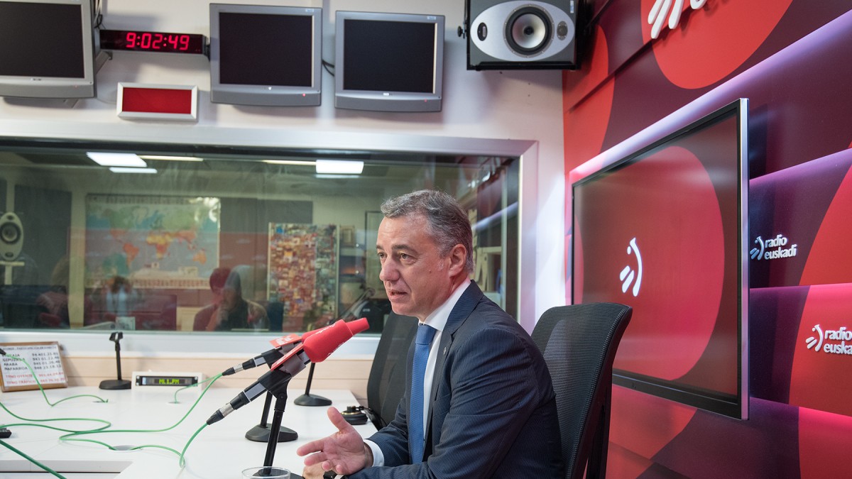 Lehendakari Urkullu: “El 1 de octubre puede ser una estación de inicio para reflexionar sobre el modelo de Estado”