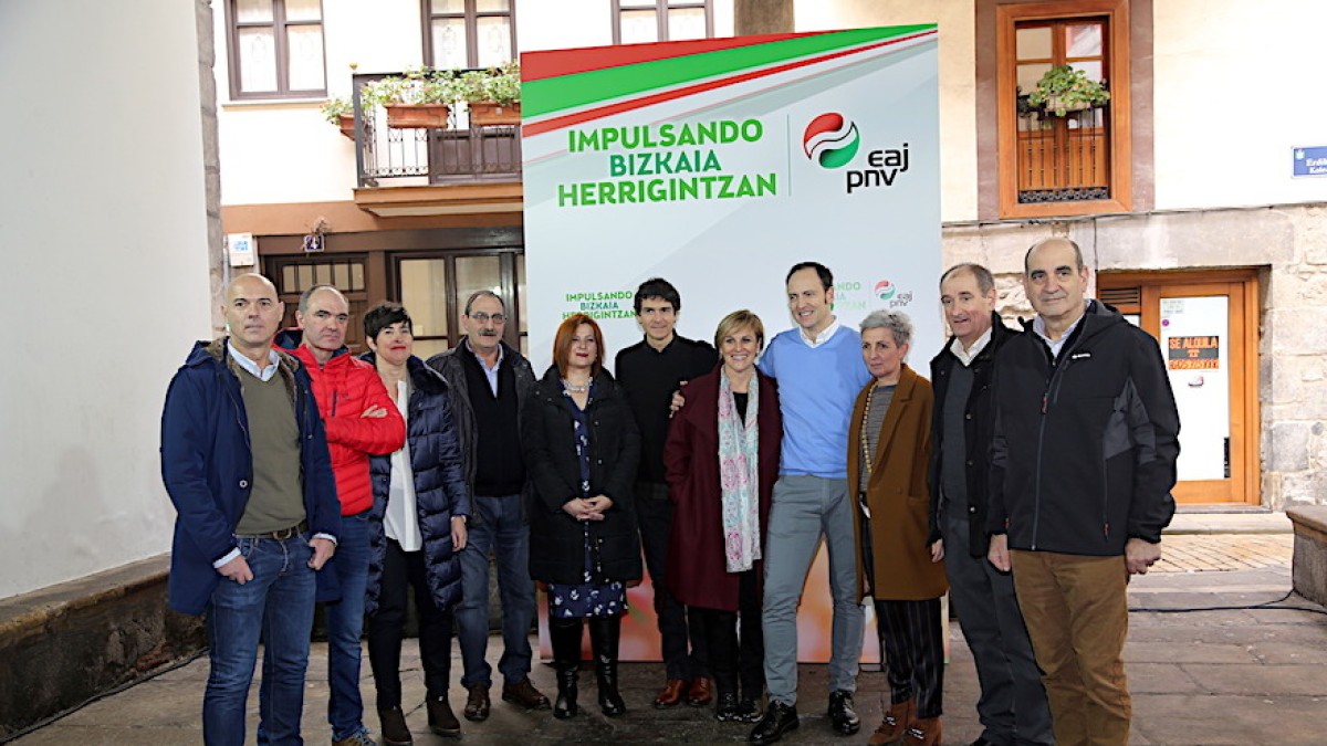 Presentación de las candidaturas de EAJ-PNV en Lea Artibai para las elecciones forales y municipales de 2019