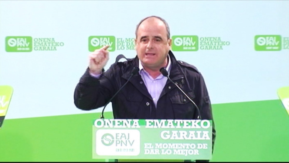 Acto en Bergara: Joseba Egibar