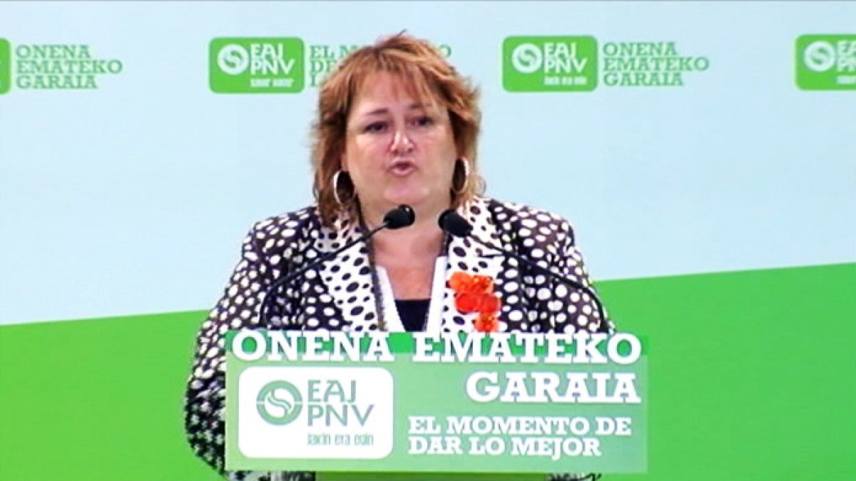 Acto en Bergara: Aintzane Oiarbide