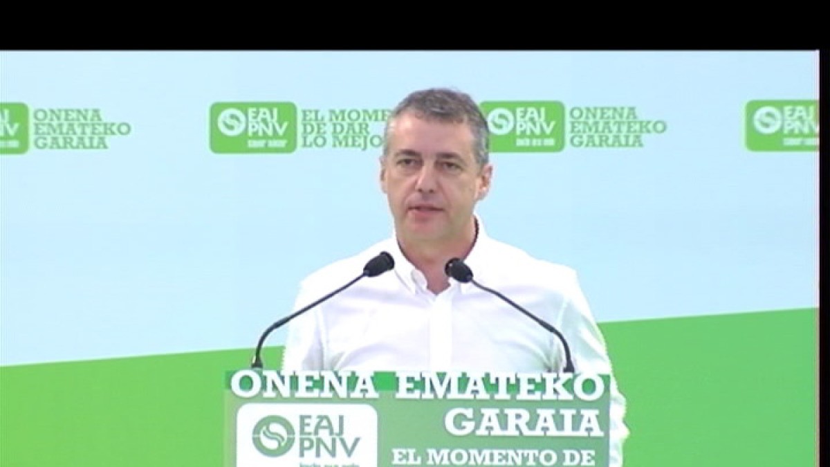 Acto en Bergara: Iñigo Urkullu