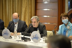 Ortuzar y Burzako en el seminario que el Instituto Demócrata Europeo (IED) en Montenegro