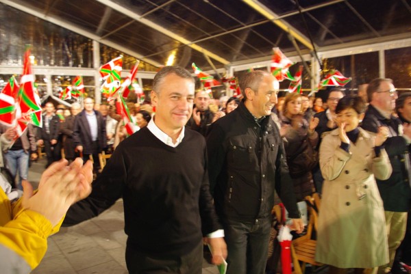 Josu Erkoreka eta Iñigo Urkullu - Getxoko ekitaldian