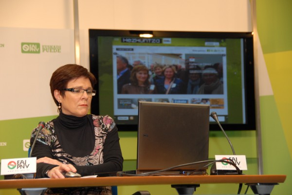 Iñigo Urkullu eta Amaia Espinosa