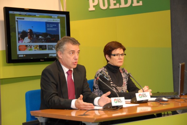 Iñigo Urkullu eta Amaia Espinosa