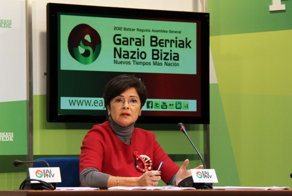 Belén Greaves, es secretaria del Consejo Nacional de EAJ-PNV (EBB)