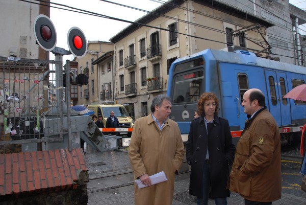 Arieta-Araunabeña, Irigoras y Ortuzar sobre el soterramiento del tren en Durango