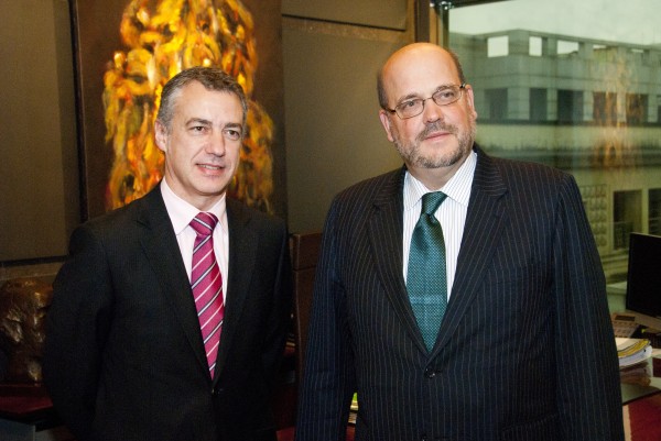 Iñigo Urkullu y el Embajador de Austria en España Dr.Rudolf Lennkh