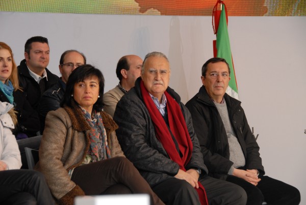 Ana Madariaga , Iñaki Azkuna, Jose Luis Bilbao Aberri Eguna 2012 Aberri Bizia