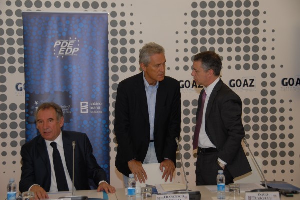 Iñigo Urkullu en el Consejo de PDE en Bilbao