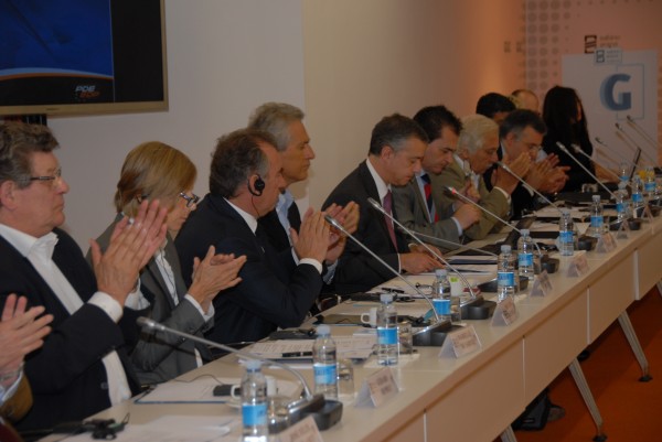 Iñigo Urkullu en el Consejo de PDE en Bilbao