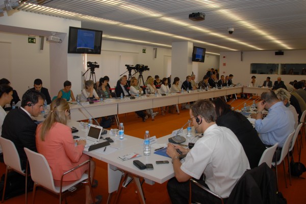 Iñigo Urkullu en el Consejo de PDE en Bilbao