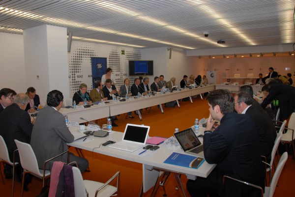 Iñigo Urkullu en el Consejo de PDE en Bilbao