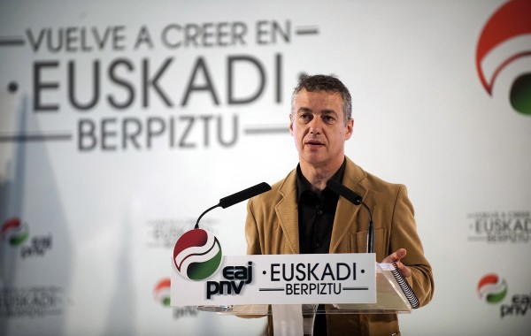 Iñigo Urkullu Gobernu zuzena jardunaldian. Donostia