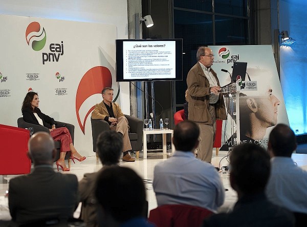 Iñigo Urkullu en la jornada sobre el Buen Gobierno. Donostia