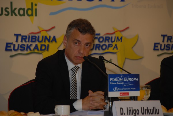 Iñigo Urkullu  Nueva Economia  foroan