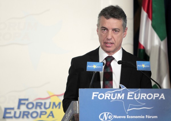 Iñigo Urkullu  Madrilen Nueva Economia Foroan