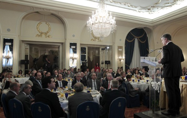 Iñigo Urkullu en Madrid en el Foro Nueva Economía