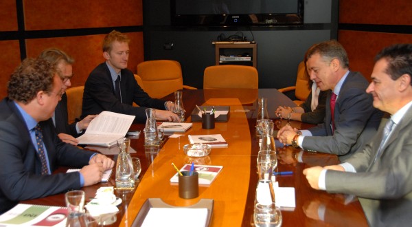 Iñigo Urkullu, Dirk-Jan Nieuwenhuis, Anders Carlsson, eta Torsten Kjølby Nielsen-ekin