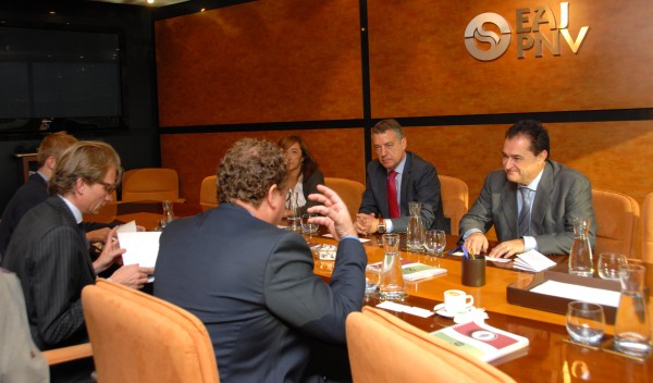 Iñigo Urkullu, Dirk-Jan Nieuwenhuis, Anders Carlsson, eta Torsten Kjølby Nielsen-ekin