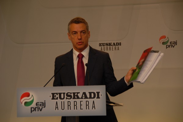 Iñigo Urkullu, presidente del EBB de EAJ-PNV y candidato a lehendakari 