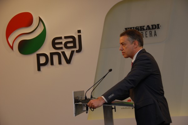 Iñigo Urkullu EAJren EBBren presidente eta lehendakarigaia 