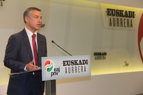 Iñigo Urkullu EAJren EBBren presidente eta lehendakarigaia 
