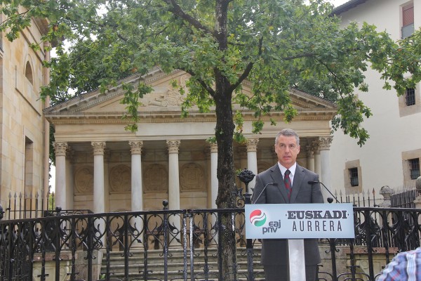 Urkullu: “El Lehendakari Agirre y su Gobierno son un ejemplo para nuestro proyecto”