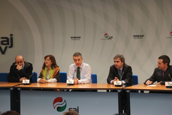 Iñigo Urkullu - Sabin Etxeko langileen agurra