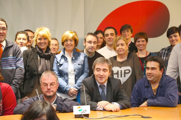 Iñigo Urkullu - Sabin Etxeko langileen agurra